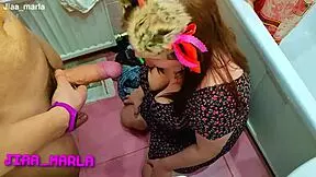 i spread my tight pussy for a monster cock blowjob