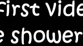 First video – shower time with POV teen bathing!