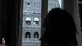 I perform double anal fisting on lady ana's big ass in the colosseum