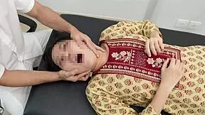 Indian Desi Girl Receives Homemade Massage in Uniform