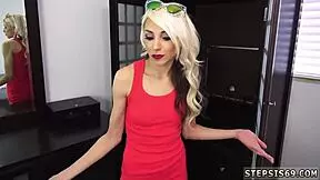 Step dad catches step daughter and her friend at college