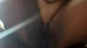 i watch big ass ebony bounce on big black cock, creampie inside