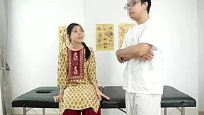 Indian Desi Girl Receives Homemade Massage in Uniform