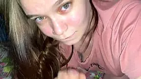 I Gave My Stepdaughter A Late Night Cum On Face Blowjob