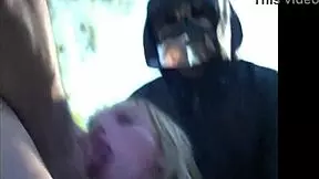 Public Orgy with Hot Blonde Teen Teaser Double Creampie Cumshot