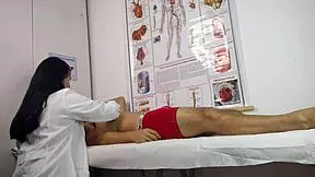 Patient gets intensely excited for blowbang with nurse