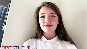 british teen 18+ sucks in polo shirt