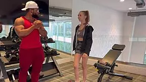 client fucks her trainer - breezy bri