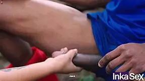 Petite Peruvian Dora Gets Anal Therapy Outdoors