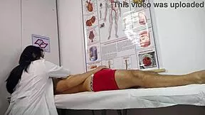 Patient gets intensely excited for blowbang with nurse