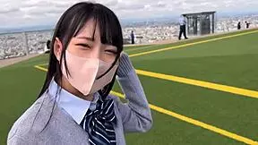 Japanese Teen MoeKa Shows Off Amazing Homemade Cowgirl Skills