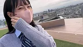Japanese Teen MoeKa Shows Off Amazing Homemade Cowgirl Skills