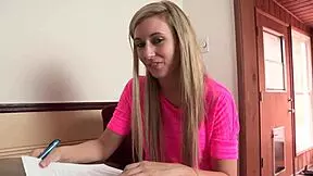 Daddy Watches Lilly Banks Get Fucked