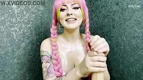 Joi Let Kanroji Mitsuri Fuck Your Cock With Big Breasts And Make You Cum!