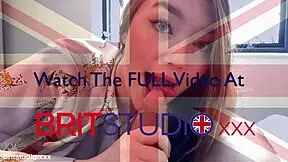 Hot British Teen 18+ Eats Cum, Want to See Her Facial?