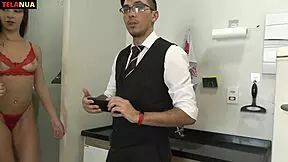 Real Estate Agent Surprised By Hot Latina Slut!