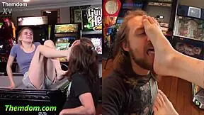 rose carter's first time foot worship with dirty socks