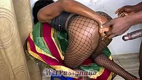 I'm this petite girl taking a big dick cumshot in doggystyle from badguy