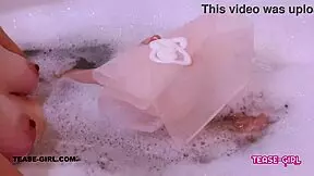 Super Cute Teen Takes Sexy Bath