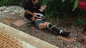 I Punish Her by Tickling Those Sexy Feet Until She Moans