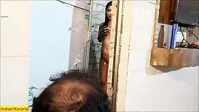 this indian bengali rich girl is fucking the delivery boy so hard