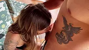 fucking my boss's stepdaughter while he's not home, she's so sexy and pretty