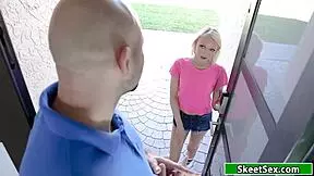 petite blonde fucks big cock for cash