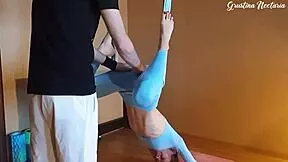 Fucked Tattooed Yoga Instructor In Hammock Pov.