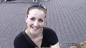 I was teased by this flawless Czech teen in hypermarket for POV action