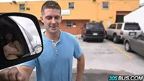 juicy latina ass fucked hard on the 305bus, damn!