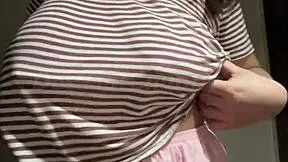this hot indian milf step mom teases with big boobs on webcam.