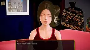 Redhead Teen Shows Big Tits And Ass In Family Game!