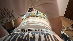 Stepsister Gives Incredible Blowjob While Alone At Home