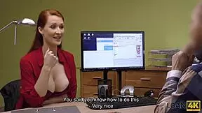 Buxom Ginger Teen Undergoes Intense Fucking During Casting Interview By Agent