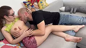 Purr Simona step sister sucks cock and fucks pussy doggystyle