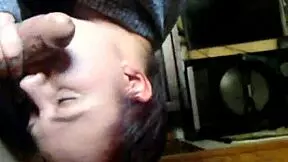 Young Slut Performs Face Fucking And Blowjob