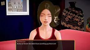 Redhead Teen Shows Big Tits And Ass In Family Game!