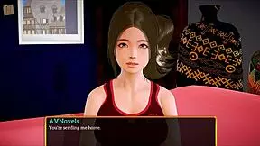 Redhead Teen Shows Big Tits And Ass In Family Game!