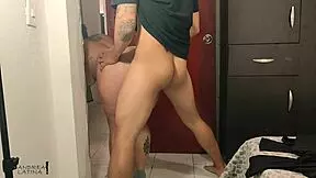 Unfaithful mature brazilian woman secretly meets virgin boy at home