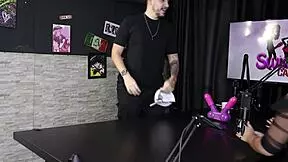 I strip naked showing my delicious pussy after the game