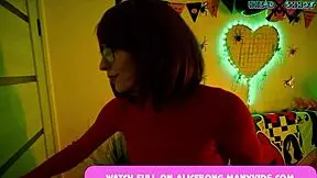 Velma in cosplay sucking dick and fucking pussy?