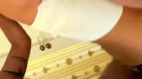 rough anal sex with brunette babe bent over