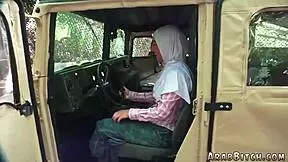 Muslim Babe Sucks Penis In Army Uniform