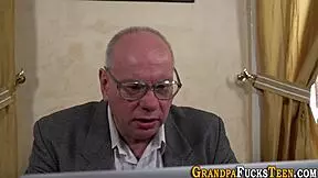 Kinky teen gets facialized hard!