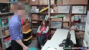 Mall Officer Bangs Shoplifter Skylar's Pussy