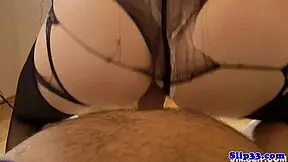 Amateur Babe Rides British Oldman's Dick