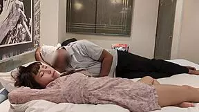 Japanese Cutie Curious About Black Co-Worker's HUGE COCK!