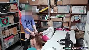 Mall Officer Bangs Shoplifter Skylar's Pussy