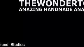 I, Ria Sunn, am testin the handmade balldog size l with additonal anal fistin on my big tits blonde bod