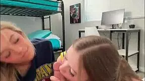 Athena Heart And Ashlyn Angel's Subtle Dorm Fuck Session